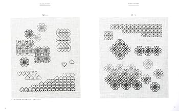 BLACK WORK: 黒糸1色で描く美しい幾何学模様 詳しい刺し方付き